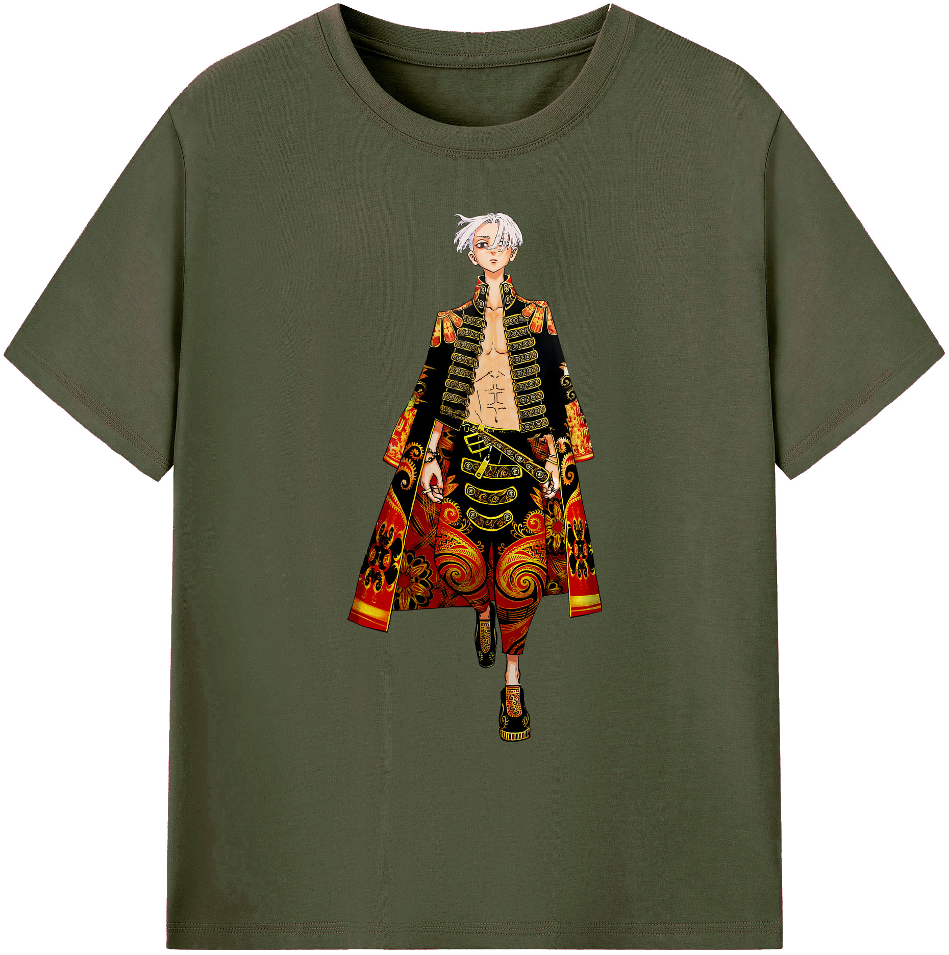 （画像用） 東京リベンジャーズ Tokyo Revengers 綿100％ メンズ半袖Tシャツ｜肌触りやわらか＆通気性